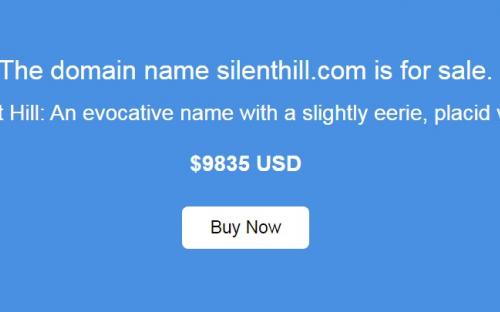 Konami продаёт домен Silent Hill Konami продаёт домен Silent Hill