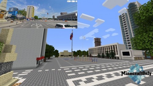 Краснодар воссоздали в Minecraft Краснодар воссоздали в Minecraft