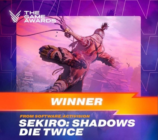 Sekiro: Shadows Die Twice – игра года на церемонии вручения наград 2019 Sekiro: Shadows Die Twice – игра года на церемонии вручения наград 2019