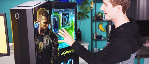 Специалисты собрали мощный компьютер в стиле Cyberpunk 2077. И он «потрясающий» Специалисты собрали мощный компьютер в стиле Cyberpunk 2077. И он «потрясающий»
