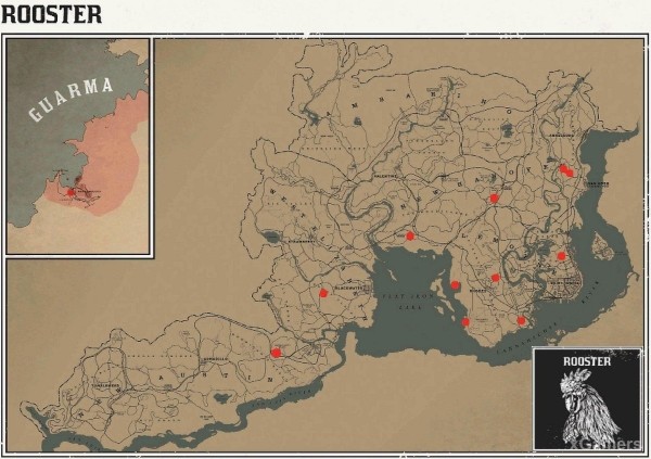 Red dead redemption 2 - животные. Карты с местами обитания Red dead redemption 2 - животные. Карты с местами обитания