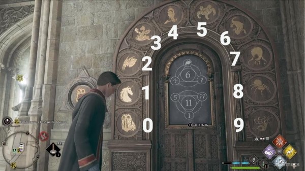 Hogwarts Legacy: загадка с дверьми с символами животных Hogwarts Legacy: загадка с дверьми с символами животных