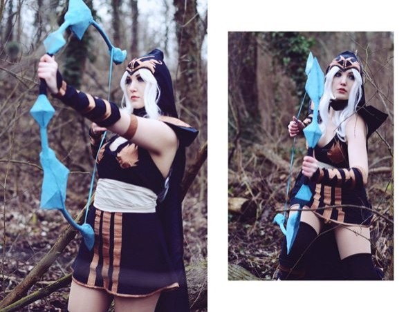 Выпустите несколько стрел по врагам: косплей Эш из «Лиги Легенд» Выпустите несколько стрел по врагам: косплей Эш из «Лиги Легенд»