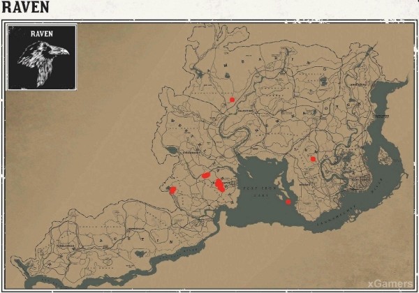 Red dead redemption 2 - животные. Карты с местами обитания Red dead redemption 2 - животные. Карты с местами обитания