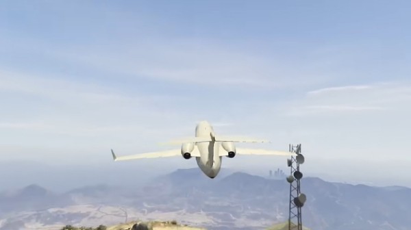 В GTA 5 показали невозможный трюк, посадив неуправляемый самолет с одним крылом В GTA 5 показали невозможный трюк, посадив неуправляемый самолет с одним крылом