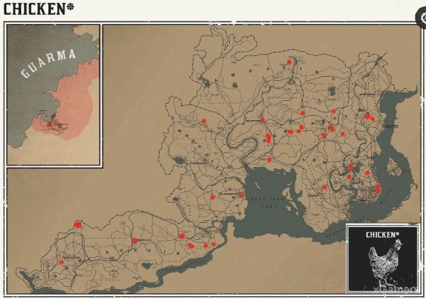 Red dead redemption 2 - животные. Карты с местами обитания Red dead redemption 2 - животные. Карты с местами обитания