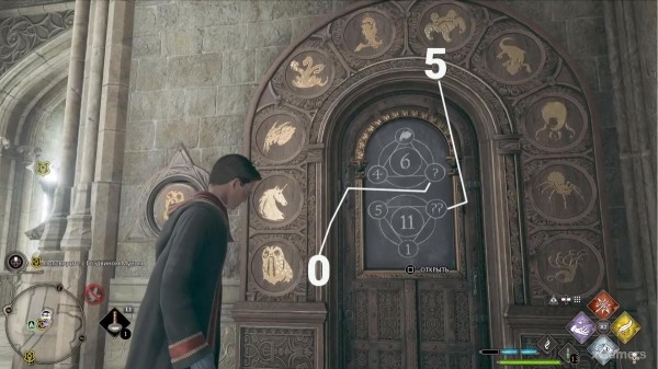 Hogwarts Legacy: загадка с дверьми с символами животных Hogwarts Legacy: загадка с дверьми с символами животных