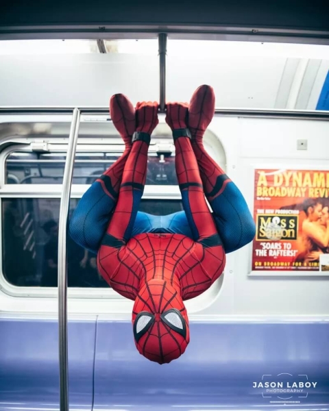 Косплей Spider-Man возвращается домой Косплей Spider-Man возвращается домой