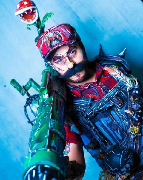 Супер Марио в потрясающем косплее в стиле сел-шейдинг Супер Марио в потрясающем косплее в стиле сел-шейдинг