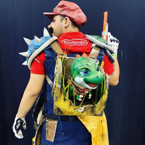 Супер Марио в потрясающем косплее в стиле сел-шейдинг Супер Марио в потрясающем косплее в стиле сел-шейдинг