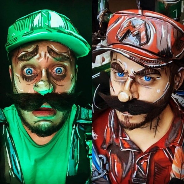 Супер Марио в потрясающем косплее в стиле сел-шейдинг Супер Марио в потрясающем косплее в стиле сел-шейдинг