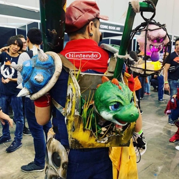 Супер Марио в потрясающем косплее в стиле сел-шейдинг Супер Марио в потрясающем косплее в стиле сел-шейдинг