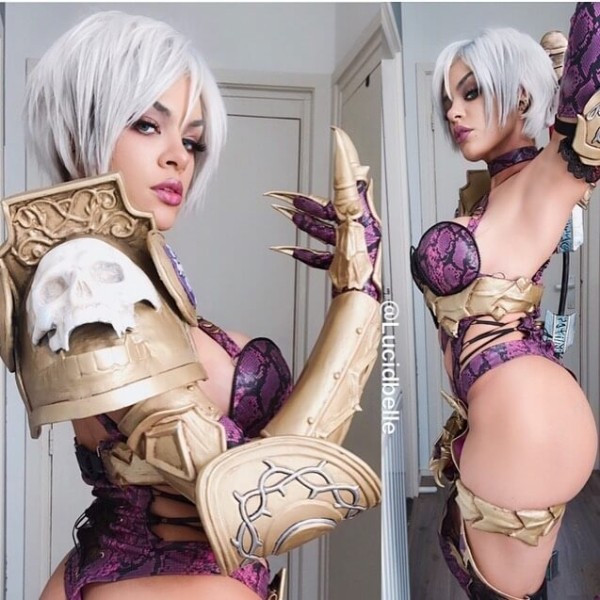 Косплеер Soul Calibur выглядит так же шикарно и беспощадно как и культовая Ivy Valentine Косплеер Soul Calibur выглядит так же шикарно и беспощадно как и культовая Ivy Valentine