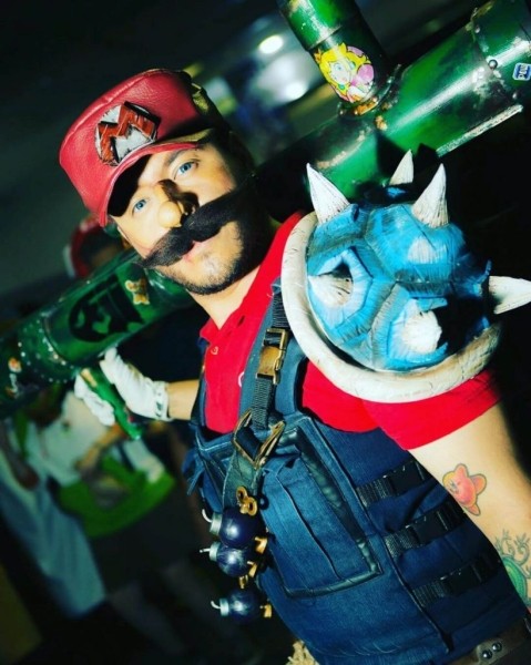 Супер Марио в потрясающем косплее в стиле сел-шейдинг Супер Марио в потрясающем косплее в стиле сел-шейдинг