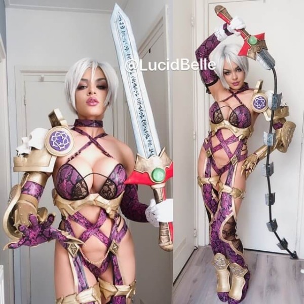 Косплеер Soul Calibur выглядит так же шикарно и беспощадно как и культовая Ivy Valentine Косплеер Soul Calibur выглядит так же шикарно и беспощадно как и культовая Ivy Valentine