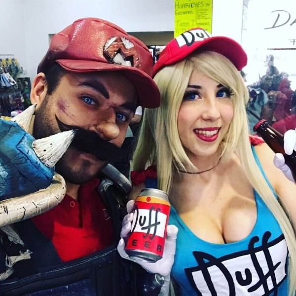 Супер Марио в потрясающем косплее в стиле сел-шейдинг Супер Марио в потрясающем косплее в стиле сел-шейдинг