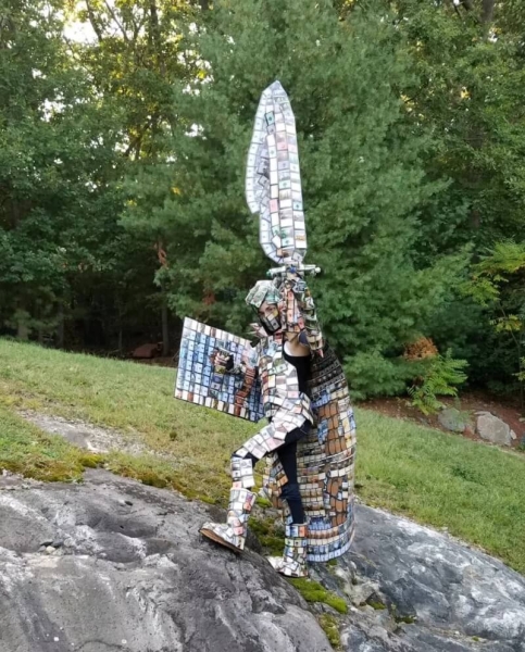 Косплей из настольной игры Magic: The Gathering