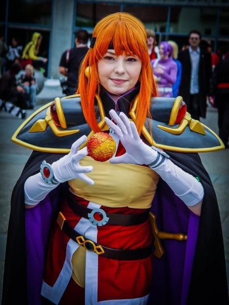 Марида в роли Лины Инверс &mdash; косплей аниме-сериала &laquo;Рубаки&raquo;