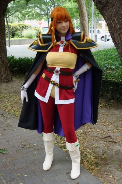 Марида в роли Лины Инверс &mdash; косплей аниме-сериала &laquo;Рубаки&raquo;