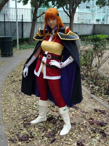 Марида в роли Лины Инверс &mdash; косплей аниме-сериала &laquo;Рубаки&raquo;