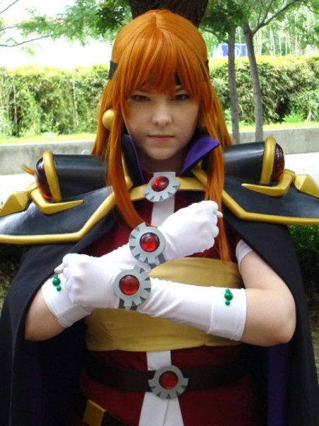 Марида в роли Лины Инверс &mdash; косплей аниме-сериала &laquo;Рубаки&raquo;