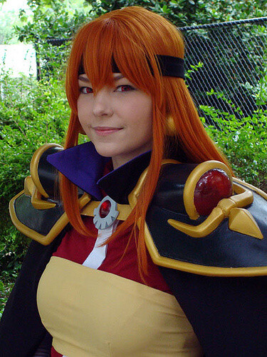 Марида в роли Лины Инверс &mdash; косплей аниме-сериала &laquo;Рубаки&raquo;