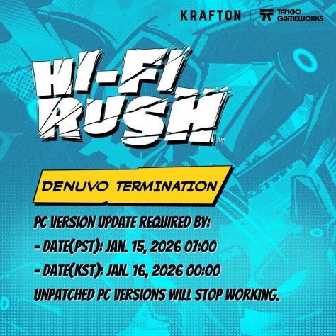 Из Hi-Fi Rush убрали защиту Denuvo