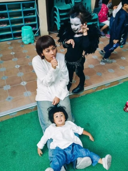 У ребенка получился косплей по аниме Тетрадь смерти