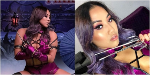 Лучший косплей Милины из Mortal Kombat Лучший косплей Милины из Mortal Kombat