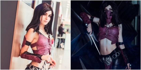 Лучший косплей Милины из Mortal Kombat Лучший косплей Милины из Mortal Kombat