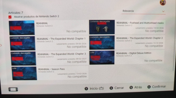 В Nintendo eShop обнаружили даты релиза трёх DLC для REANIMAL