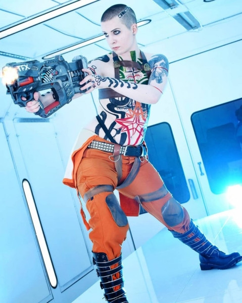 Лучший косплей Джек из Mass Effect