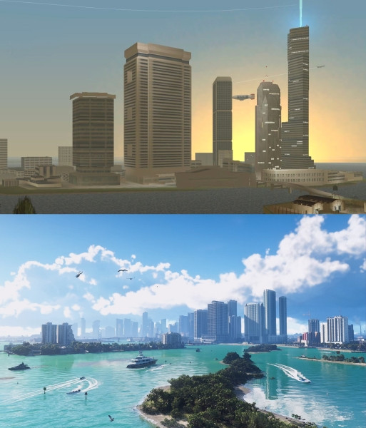GTA 6 изменения Вайс-Сити спустя 24 года показали
