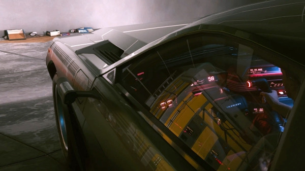 Cyberpunk 2077 новую графику отражений на поверхностях показали