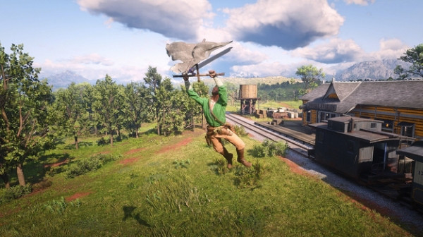 Red Dead Redemption 2 появилась опция передвигаться по воздуху