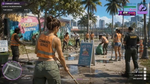 GTA 6 выполнение уборки улиц показали