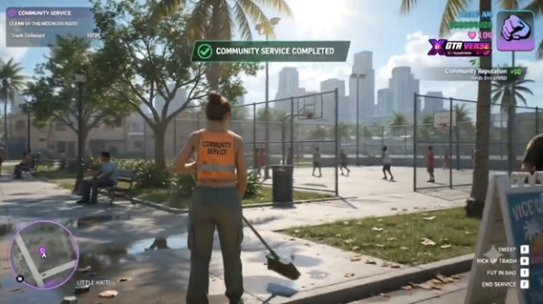 GTA 6 выполнение уборки улиц показали