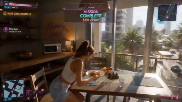 GTA 6 приготовление еды на домашней кухне показали