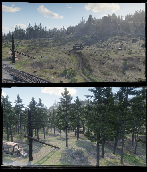 Red Dead Redemption 2 новую лесную чащу с новыми локациями показали