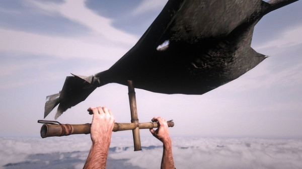 Red Dead Redemption 2 появилась опция передвигаться по воздуху