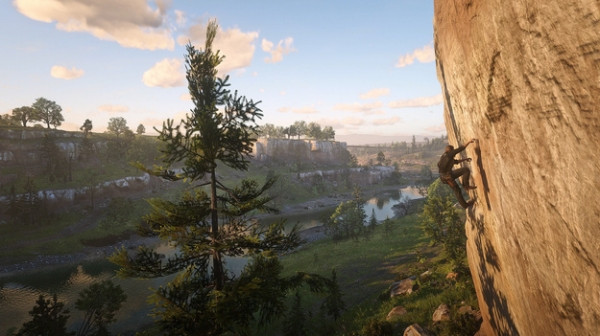 Red Dead Redemption 2 способность взбираться на горы и стены показали