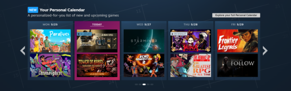 Valve обновила главную страницу магазина Steam