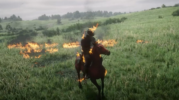 Red Dead Redemption 2 нашли призрачного гонщика и показали Red Dead Redemption 2 нашли призрачного гонщика и показали
