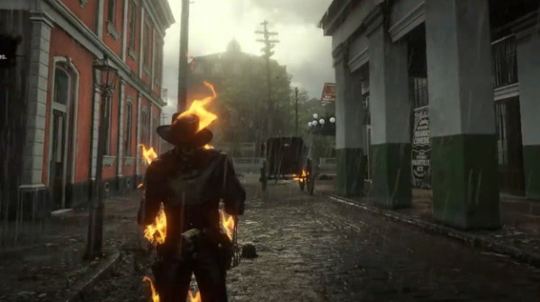 Red Dead Redemption 2 нашли призрачного гонщика и показали Red Dead Redemption 2 нашли призрачного гонщика и показали