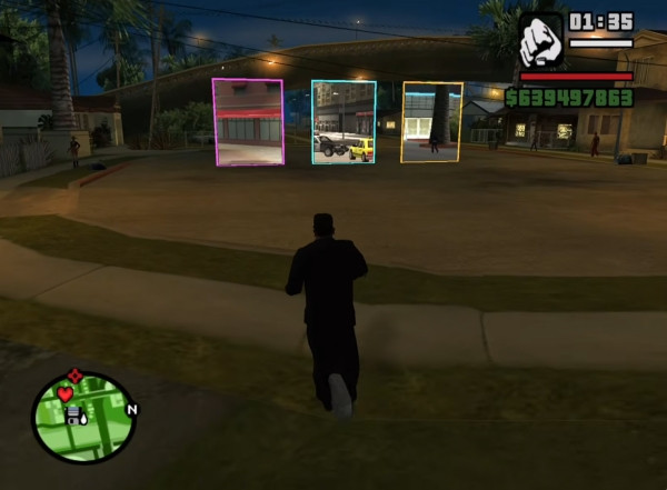 В GTA San Andreas открытие порталов в другие части GTA показали