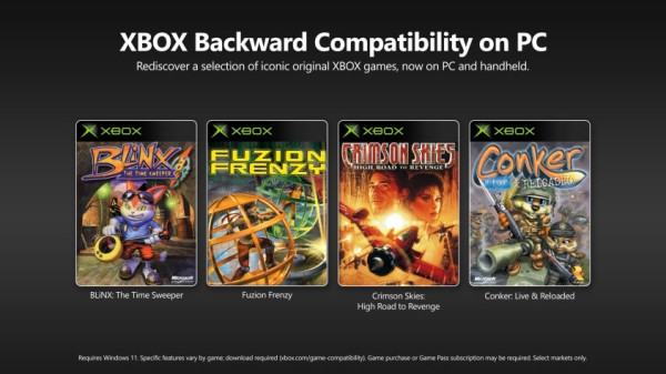 На ПК появилась обратная совместимость с играми XBOX &mdash; доступны первые 4 тайтла