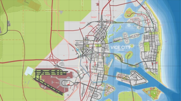 GTA 6 переделанную карту с обновленными дорогами, горами и островами показали