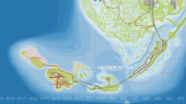 GTA 6 переделанную карту с обновленными дорогами, горами и островами показали