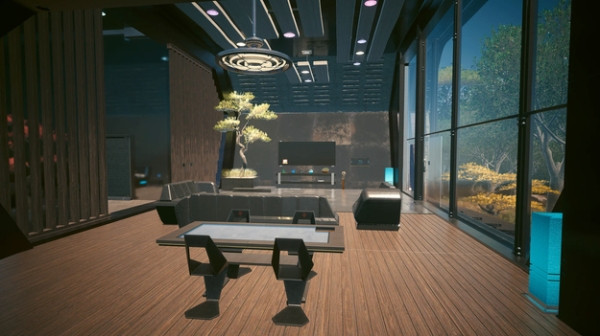 Cyberpunk 2077 новую локацию со скрытым среди деревьев убежищем показали
