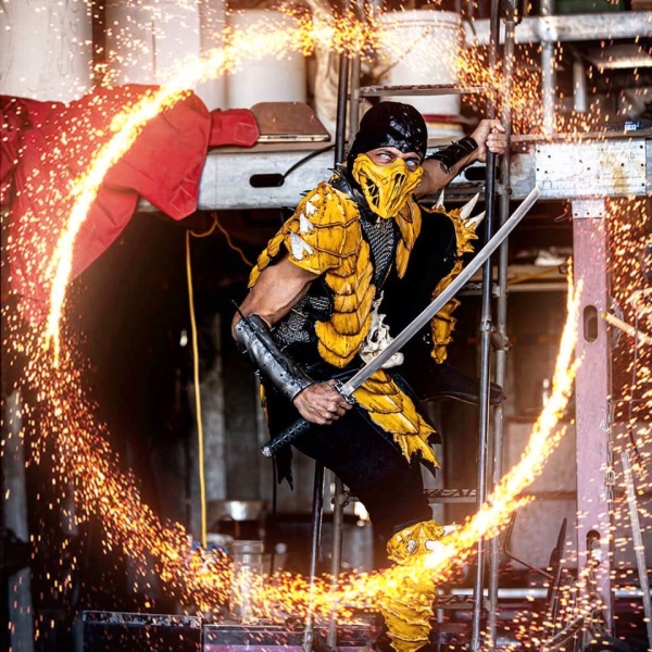 Лучший косплей Скорпиона из Mortal Kombat